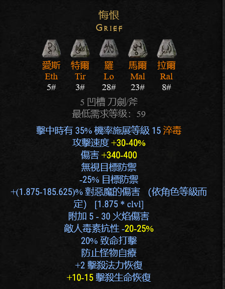 暗黑2重制版：浅谈那些带攻速ias的装备