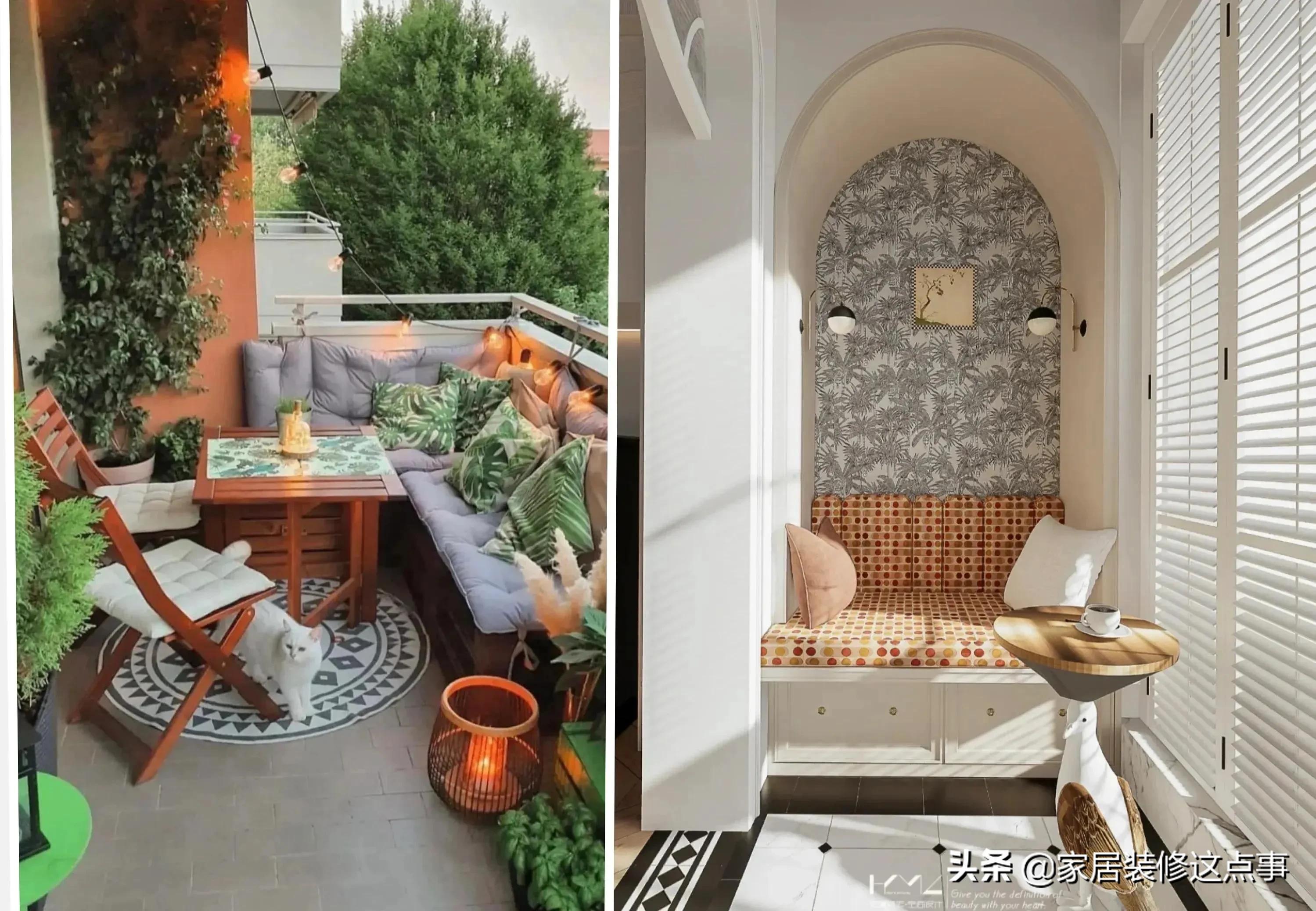 看完这些阳台的设计后，发现我家的只能叫晒台，白白浪费几十万