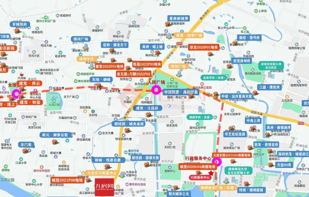 漳州买房黄金交通线曝光，沿途你买得起哪儿？