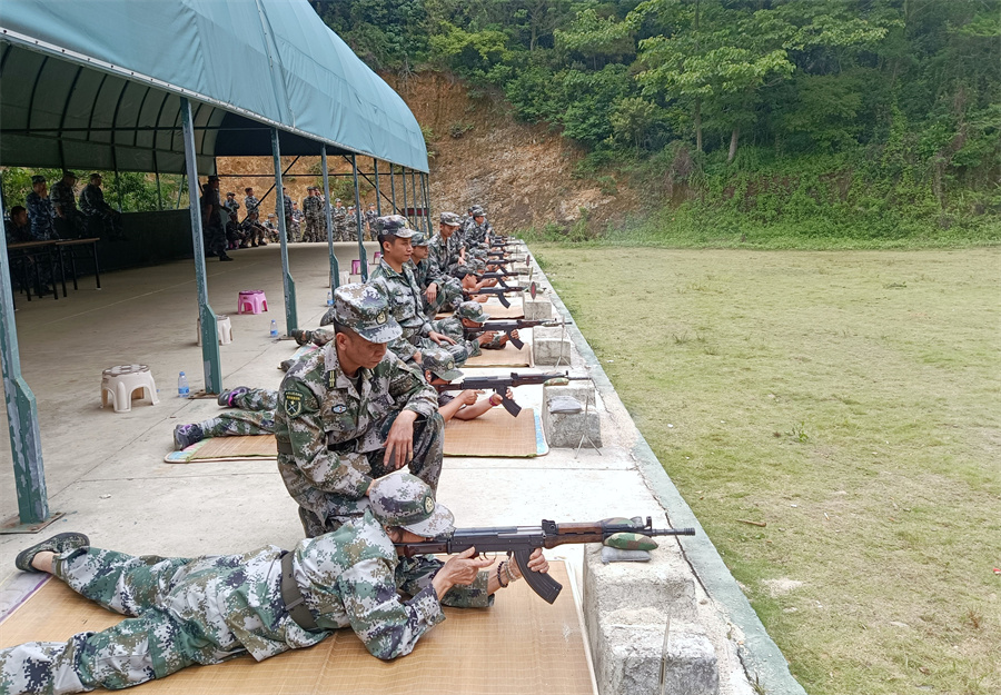 有序有效做好训练安排(基干民兵集中强化训练火热进行中)