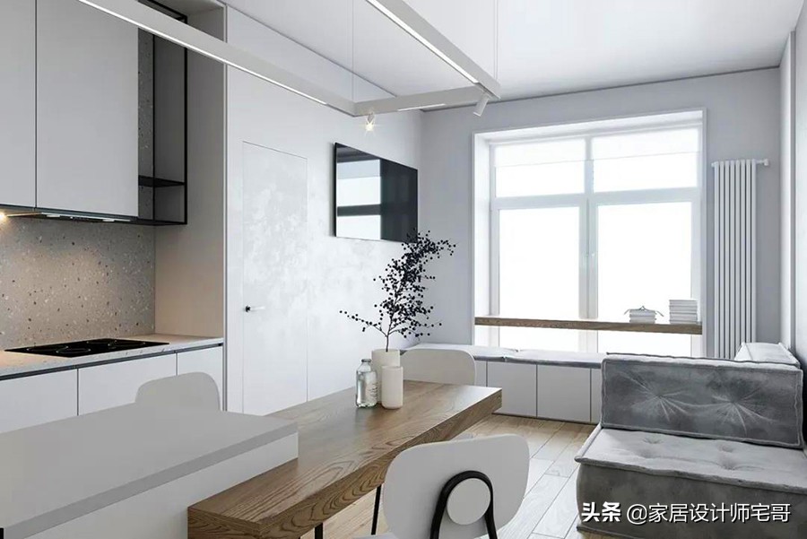 95后姑娘买下48㎡的小家独居，全屋大白墙、不吊顶，舒适又惬意
