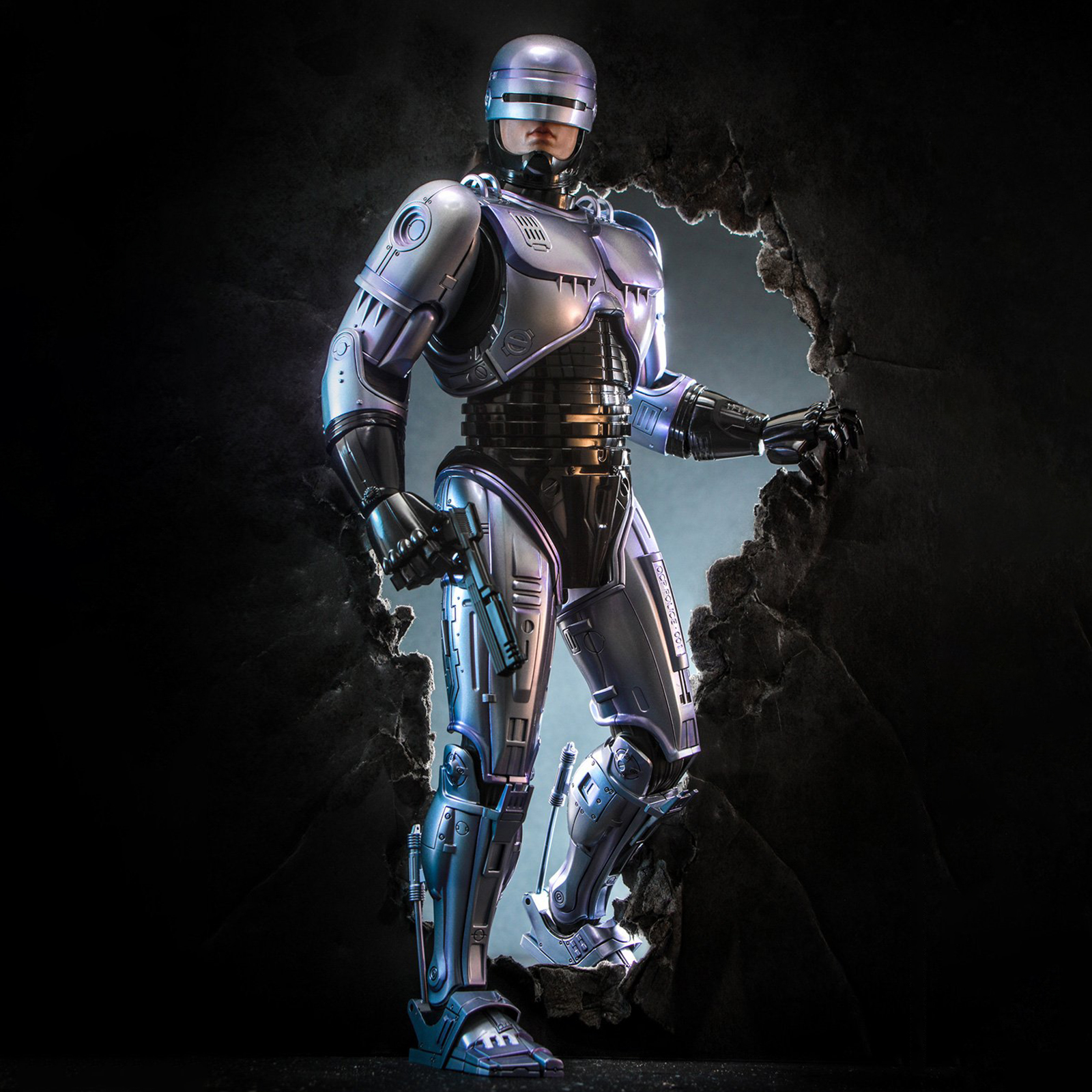经典的机器人造型已经30年了!hottoys推出机械战警可动人偶