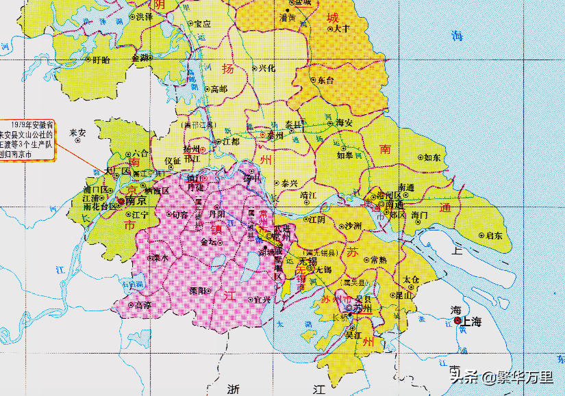 江苏省的区划变动，13个地级市之一，苏州市为何有9个区县？