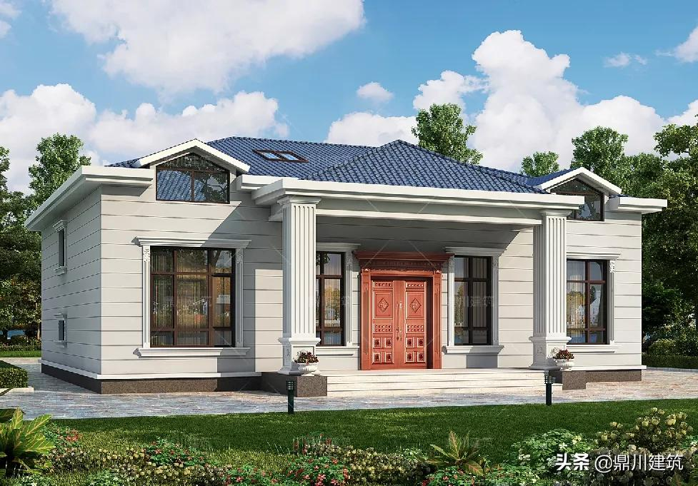 带阁楼简约别墅