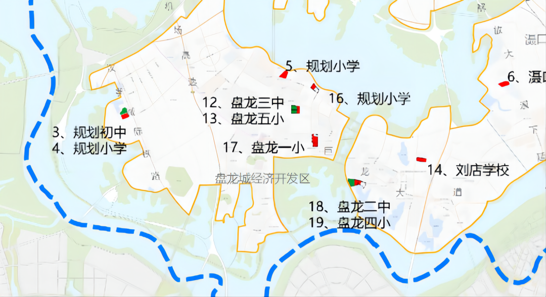 新增灄口第三小學和1所初中原規劃中的1所小學將要改擴建;13灄口