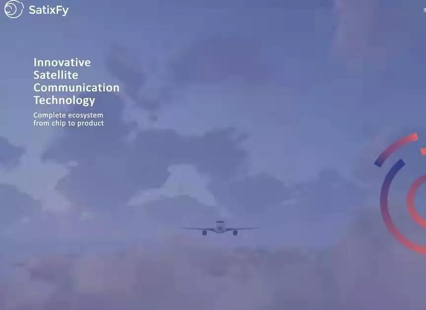 SatixFy推出新型机载网络终端Onyx Aero