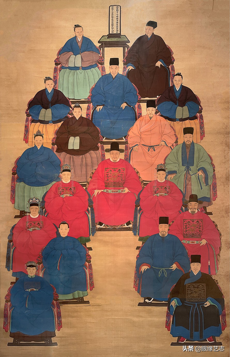 族谱与风骨:明代肖像画中的家族尊长与高僧文士