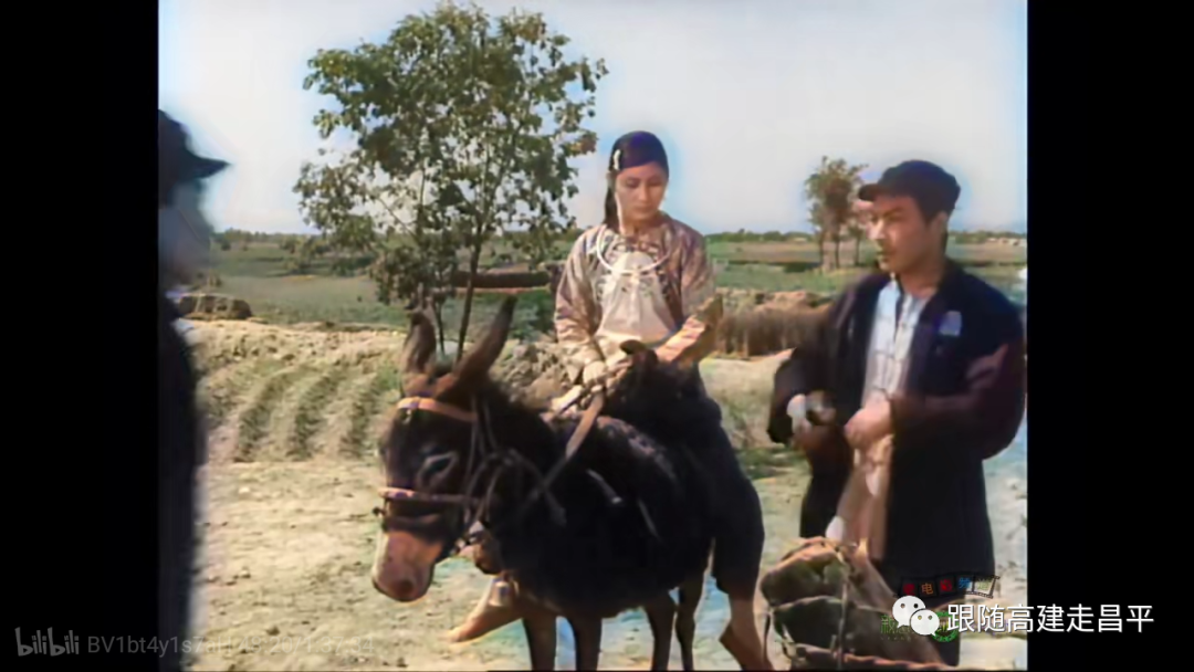 由著名导演执导的三部影片中的昌平沙河镇的影像