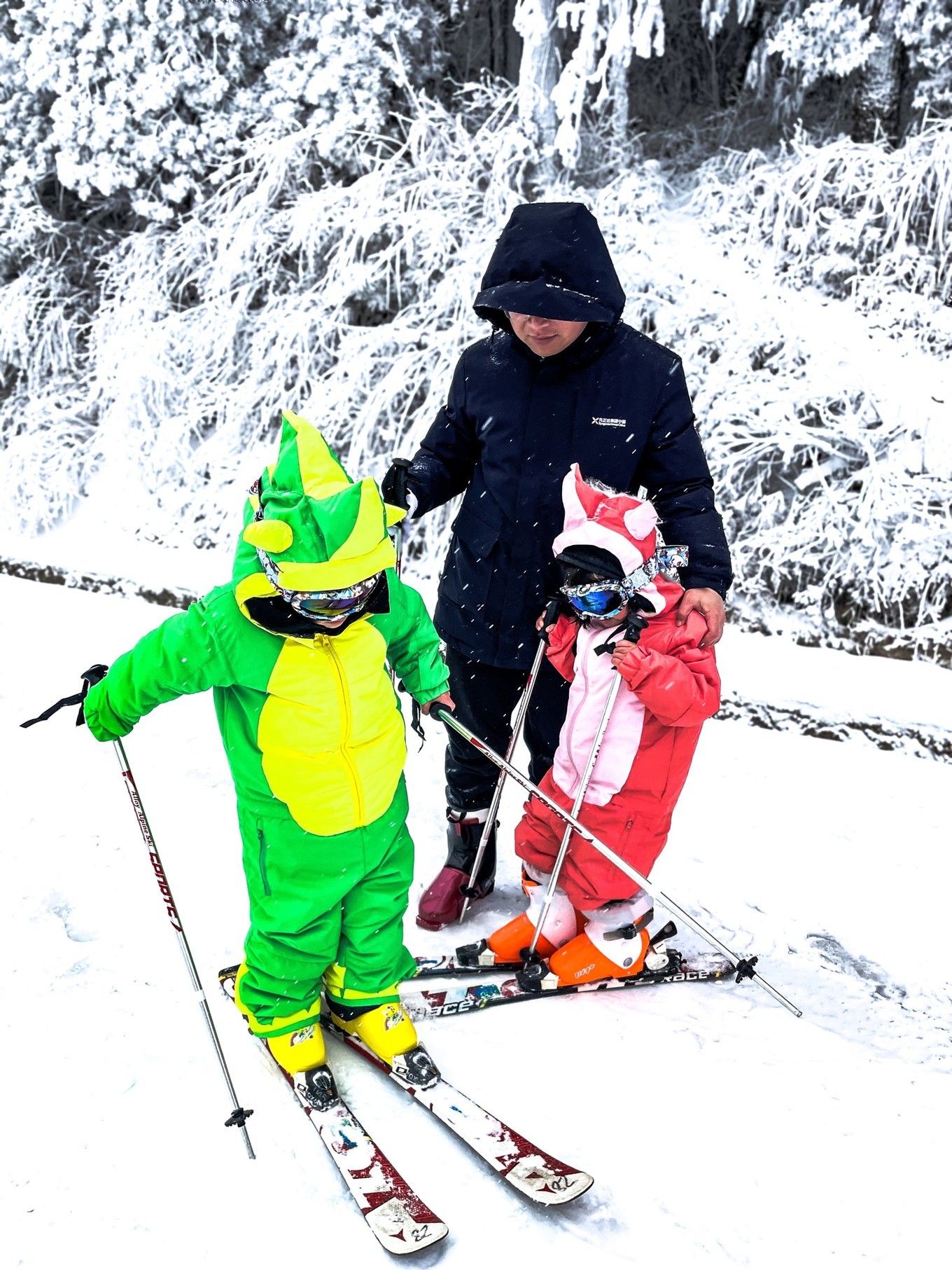 明月山滑雪套票包涵缆车吗(新年一家人玩雪就去江西明月山，滑雪泡汤还有雾凇奇景美如仙境)
