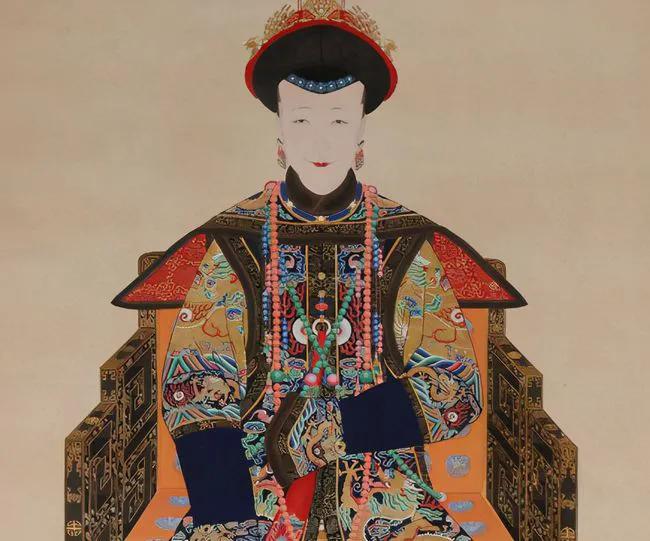 嘉庆帝如皇贵妃画像如贵人—如嫔—如妃—如贵妃—如皇贵妃—皇祖如皇