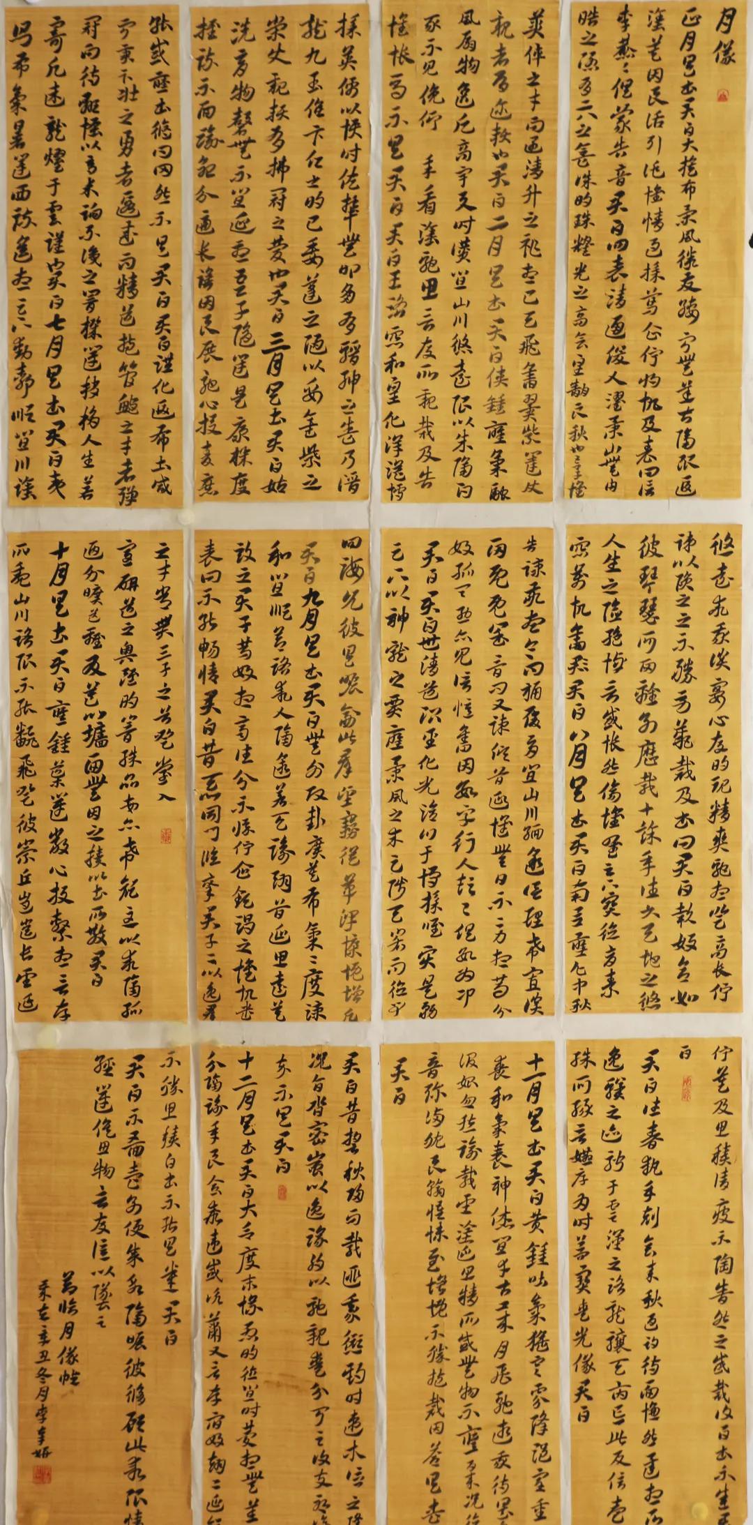 郑州大学书法学院2020级4班章草临摹结课展