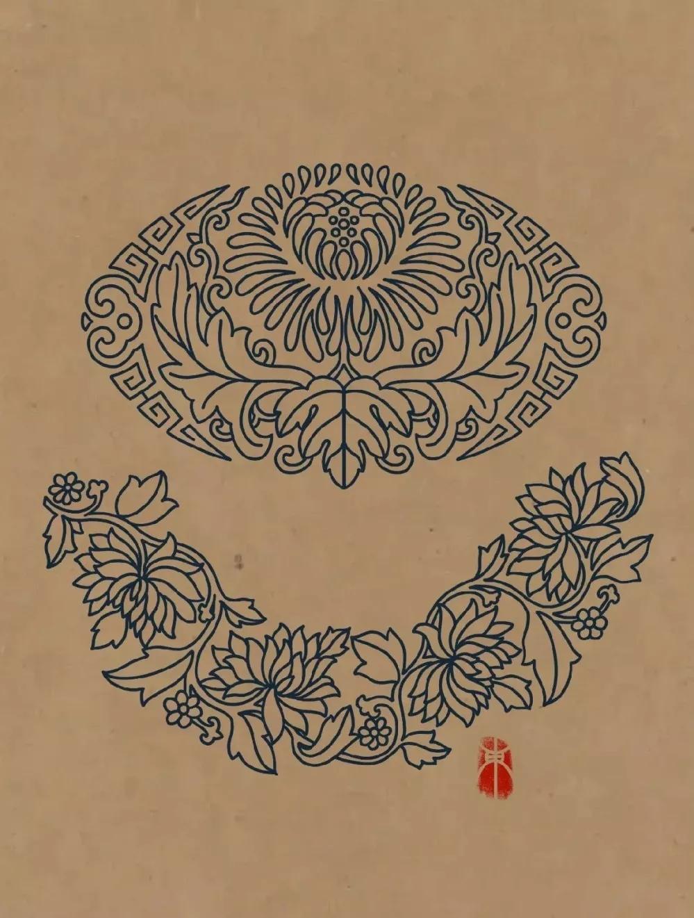 中国古典花纹（中国古典花纹背景图片）
