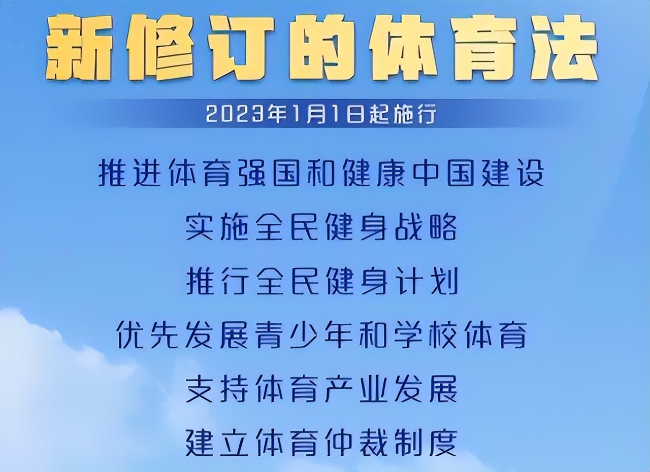 体育生高考新政策(新体育法出炉，高中生体育成绩将和高考报名挂钩，2023年1月实施)