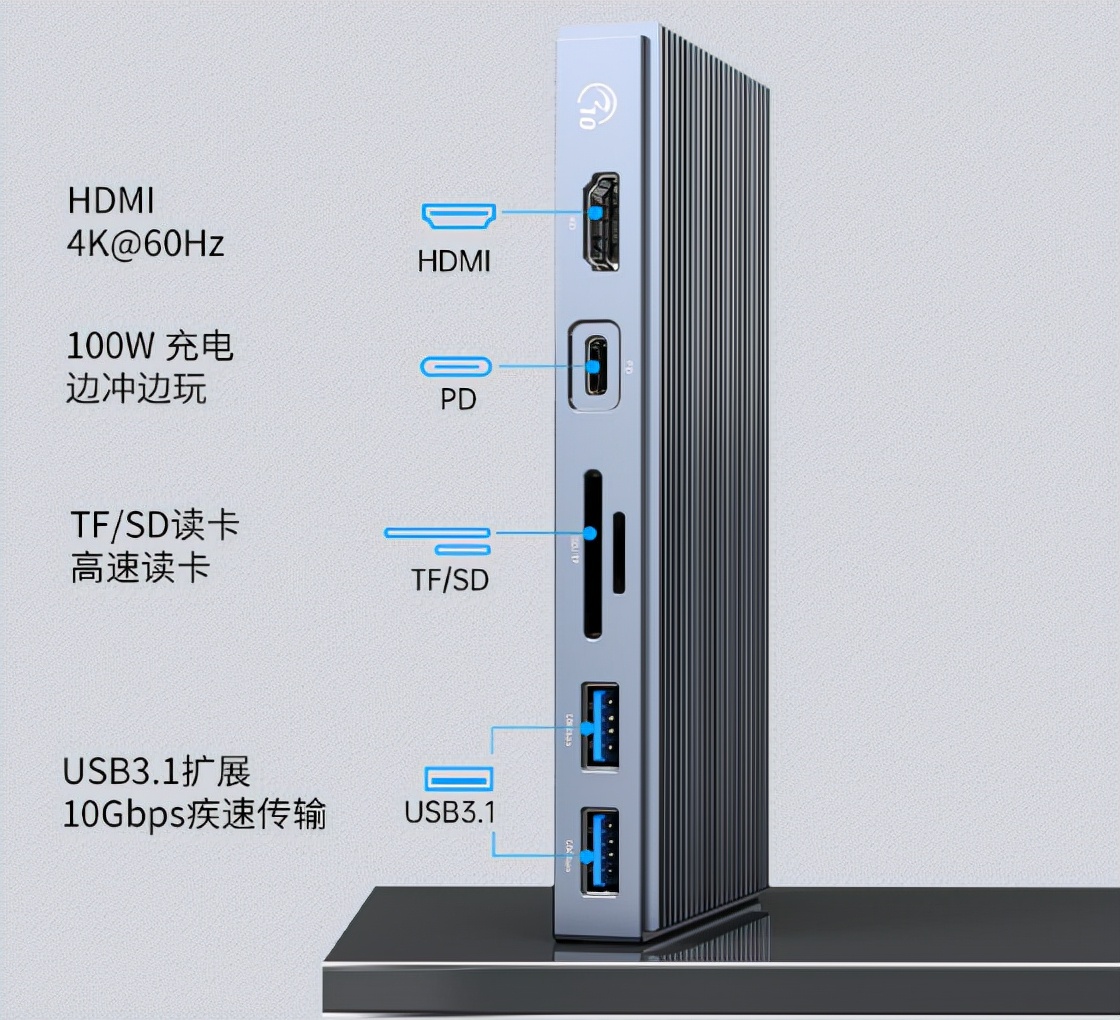 ORICO 9合1硬盘盒扩展坞，娱乐办公和存储数据的强大助手