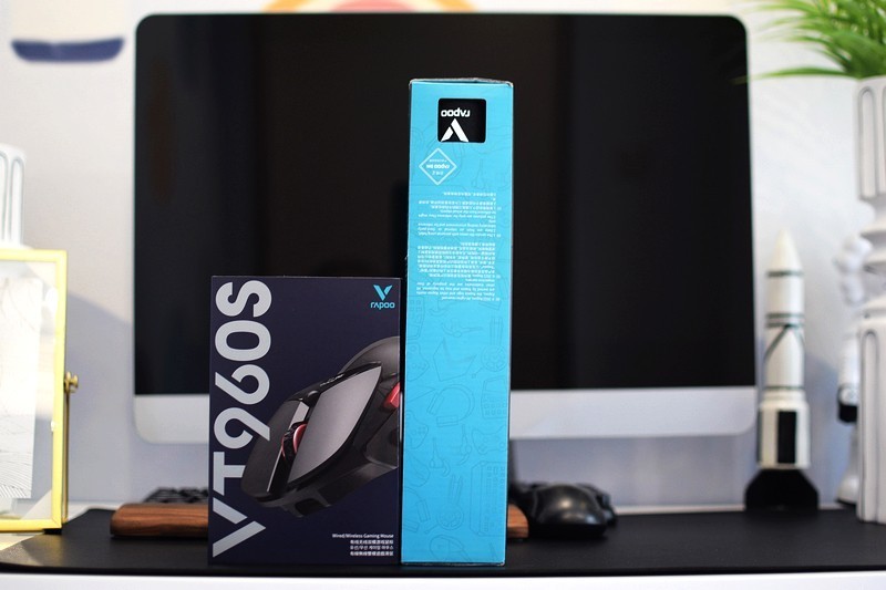 超跑外观 V+无线技术 雷柏VT960S屏显双模无线RGB游戏鼠标