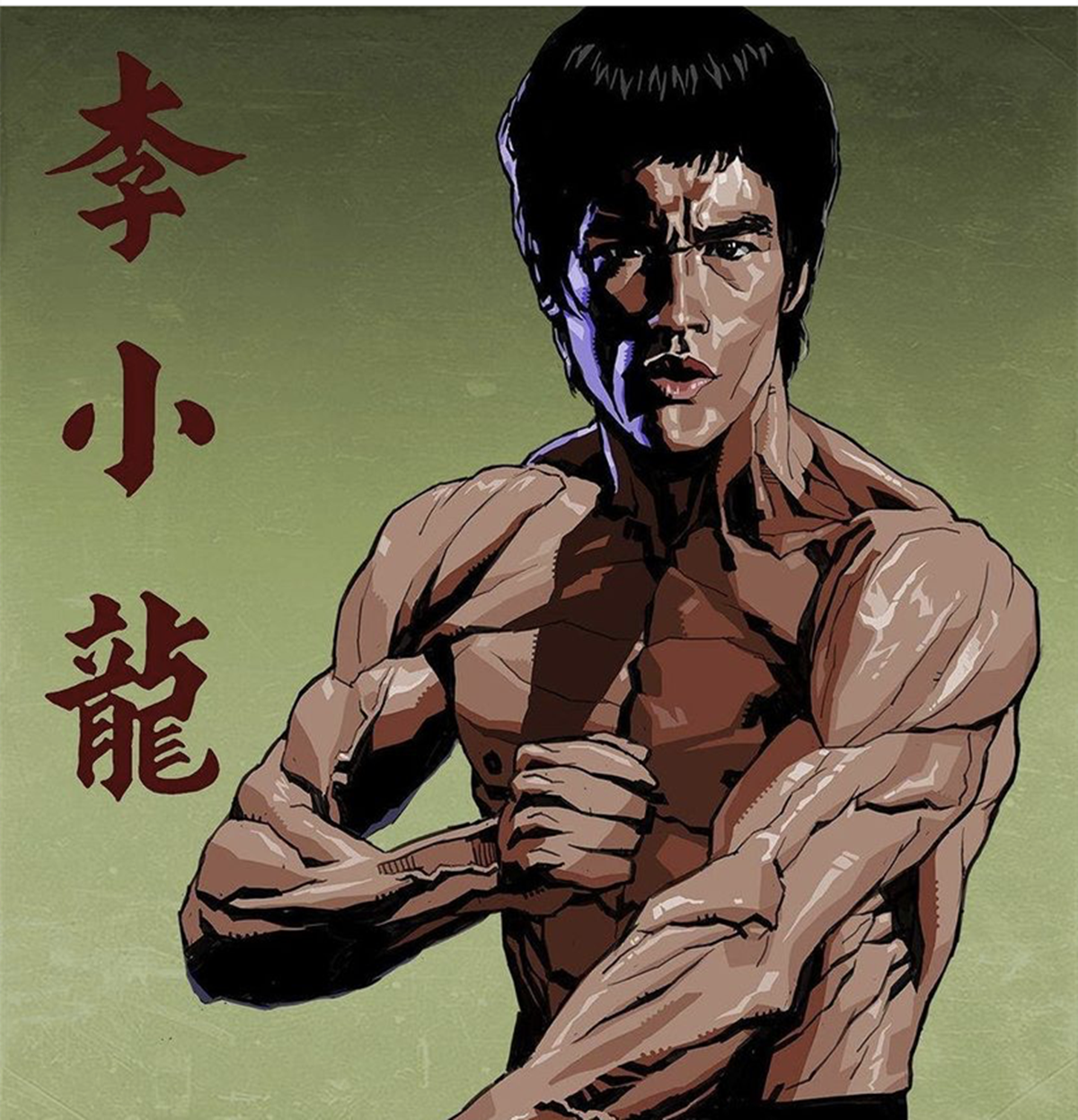 nba球星壁纸动漫(美漫画风下的功夫明星,这些帅气的角色你能够一眼认