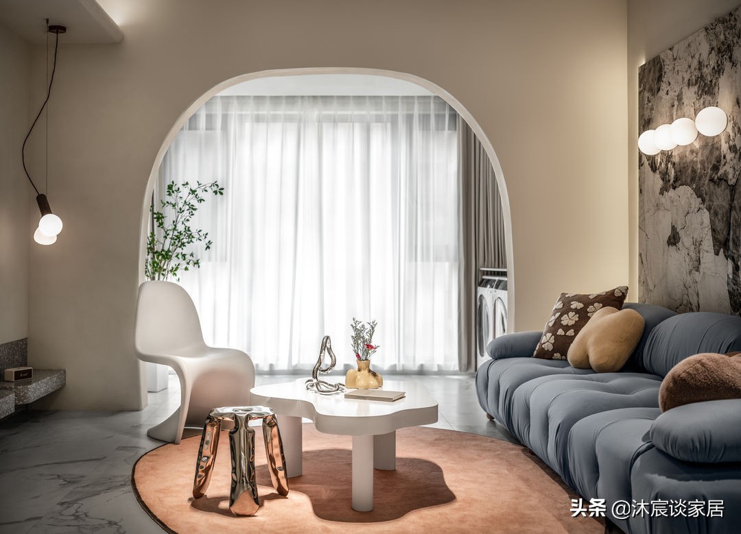 二次装修，她选择奶油色系，室内简约高级，享受温柔甜蜜的生活