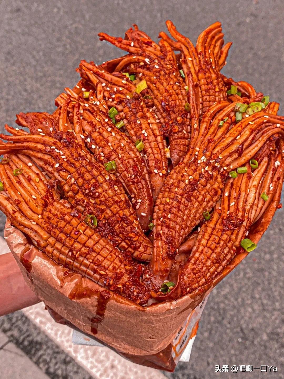 辣 si 我算了解放碑爆好吃的麻辣火箭鱿鱼