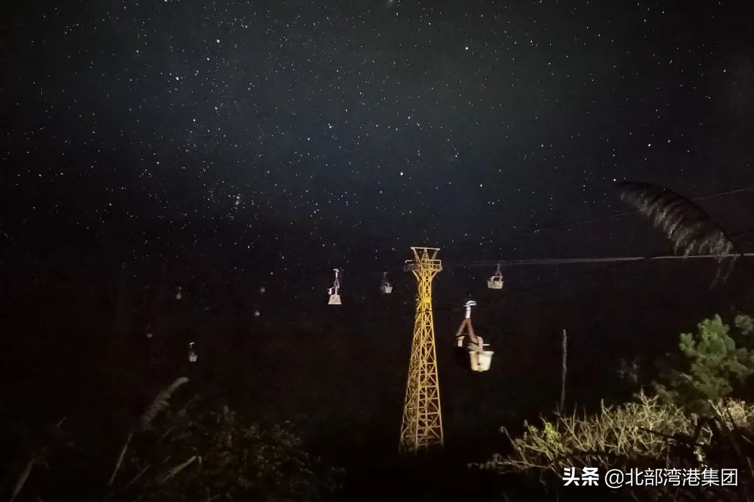 【北港夜色多娇】低头赶路，亦不忘仰望星空