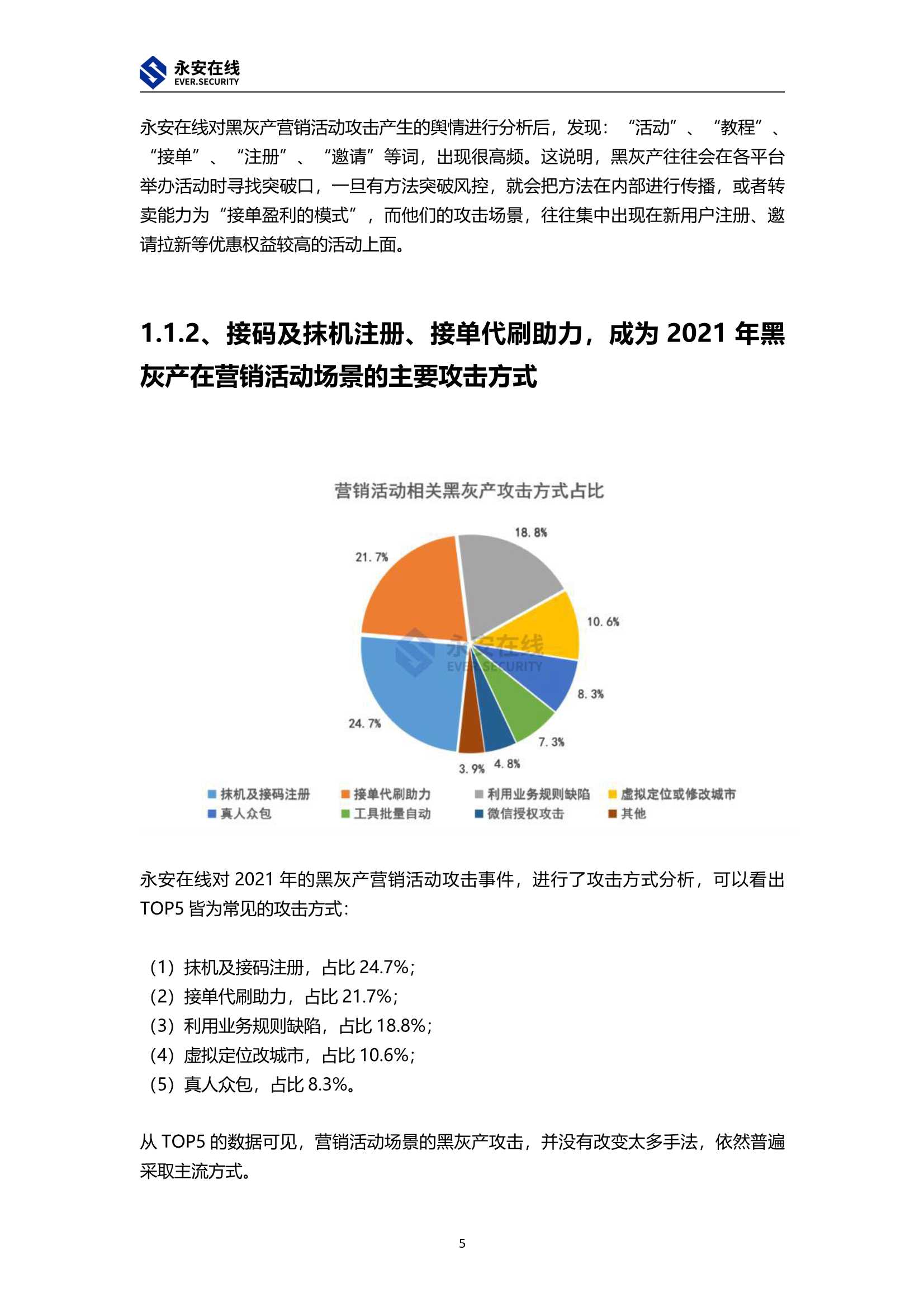 2021年黑灰产行业研究及趋势洞察报告（永安在线）