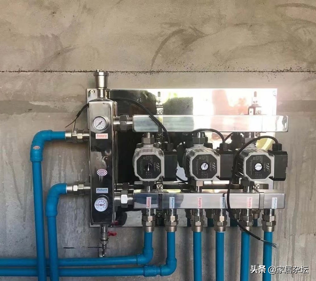 地暖循环泵安装在供水管还是回水管？安装位置不对，就是白花钱