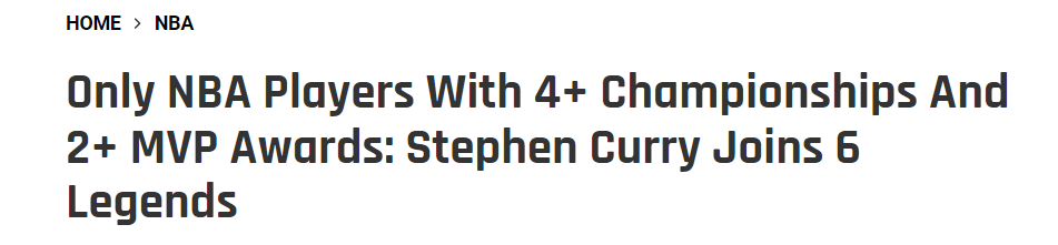 nba哪些球员拿过总冠军（至少4次总冠军，且至少2次MVP，历史共7人，现役仅詹姆斯库里上榜）