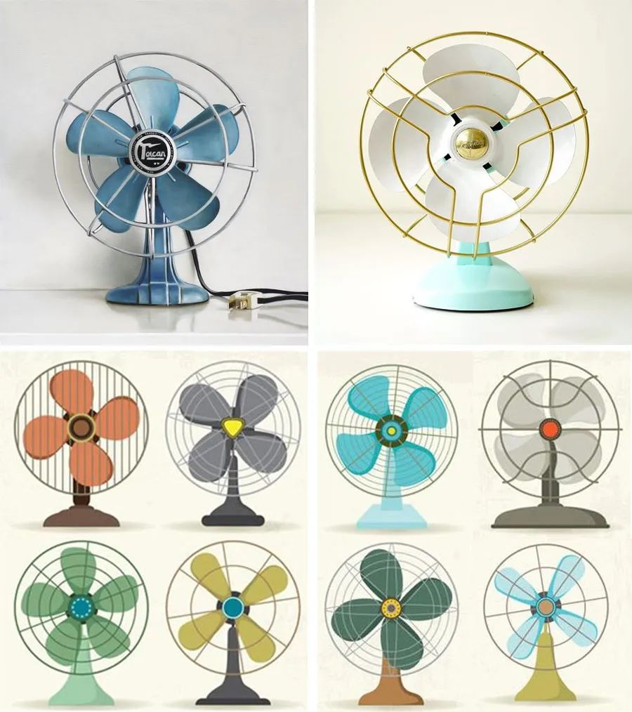 儿童画教程 | 线描创意画--"呼呼呼"电风扇开始工作啦