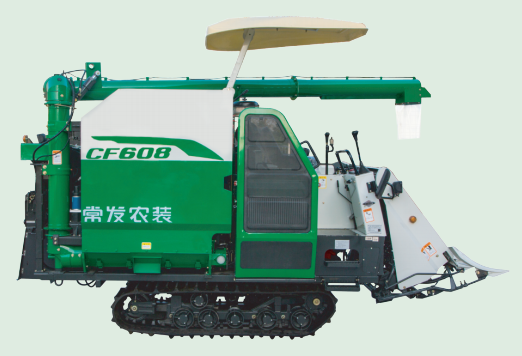 常發(fā)CF608履帶半喂入聯(lián)合收割機(jī)性能與參數(shù)