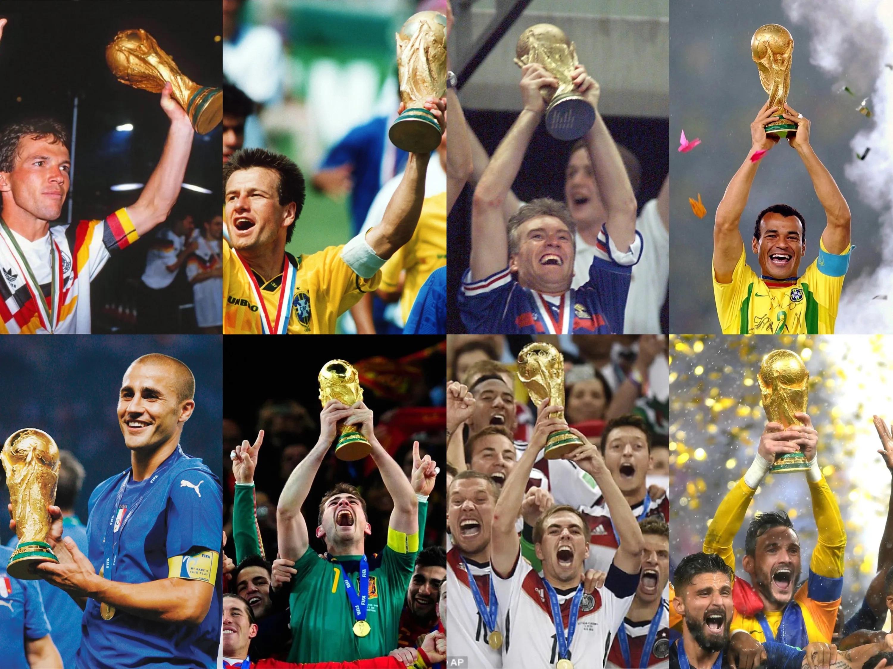 历任世界杯各国家队队长(近8届世界杯冠军队长，你觉得谁最有领袖气质？)