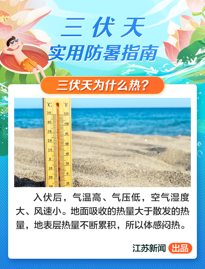 入伏倒计时！收好这份三伏天实用防暑指南