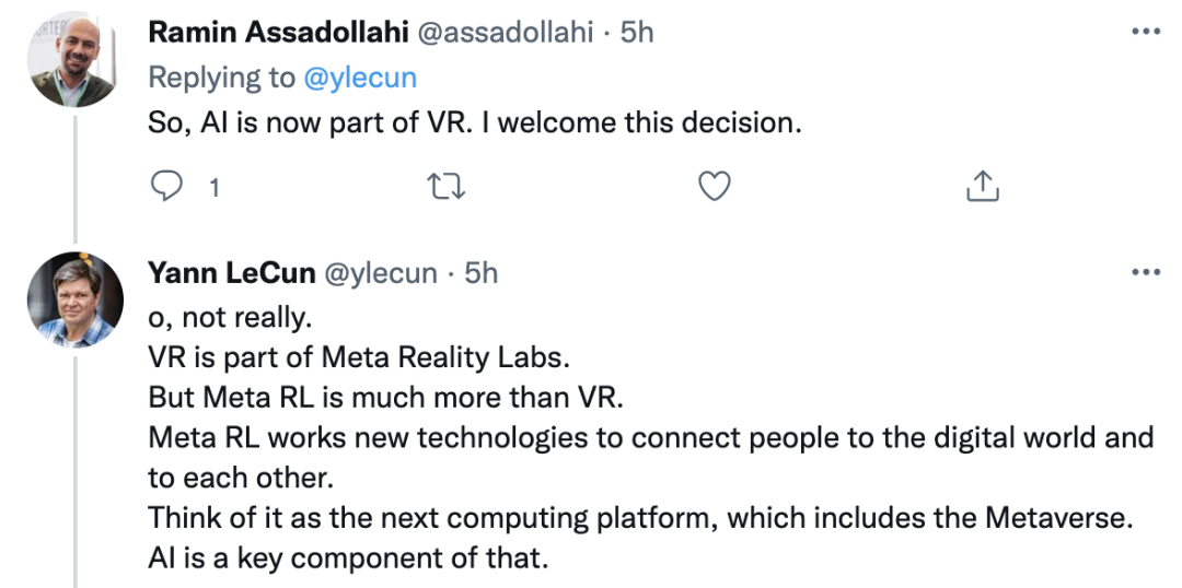 LeCun大师入坑元宇宙！Meta人工智能团队换血，AI副总被迫离职