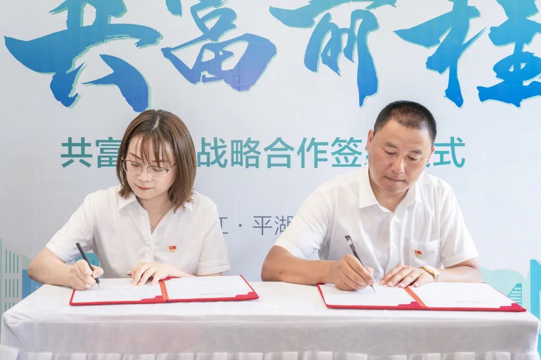 平湖人保财险：与新埭镇签署“乡村振兴 共富前程”战略合作协议