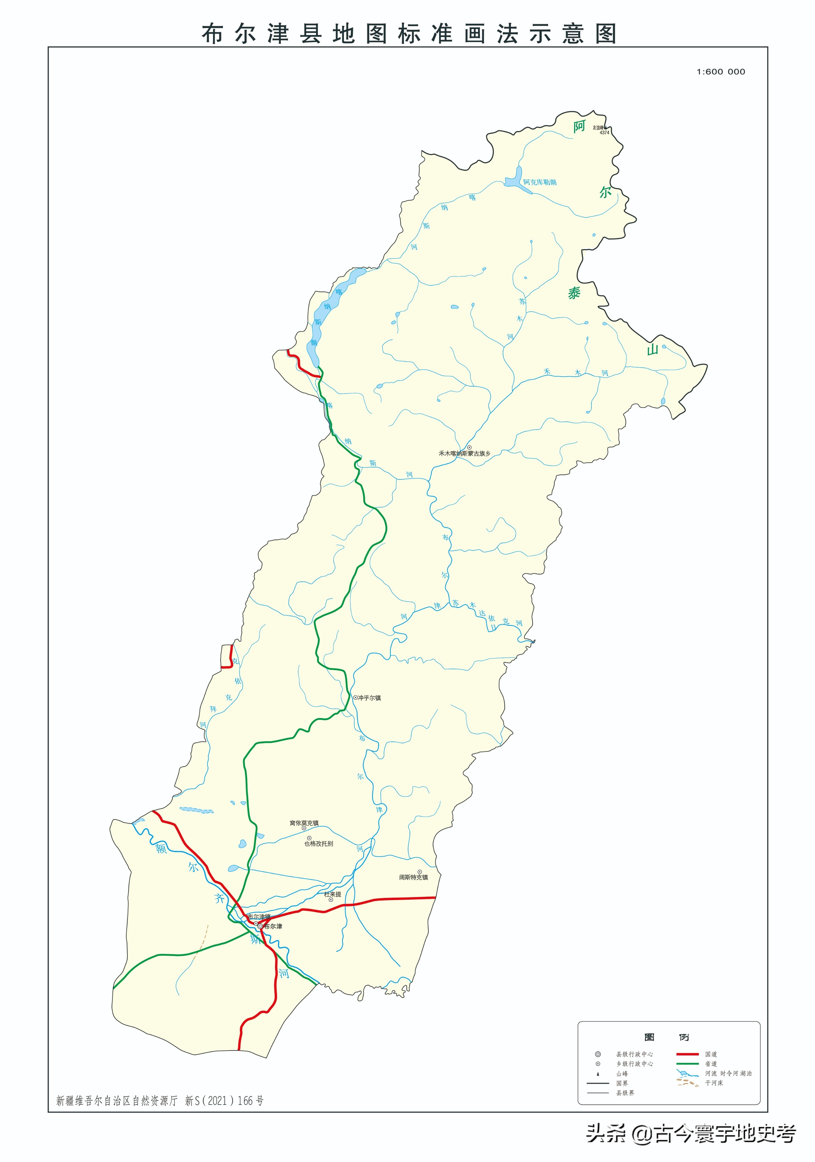 新疆维吾尔自治区各地市州、县地图