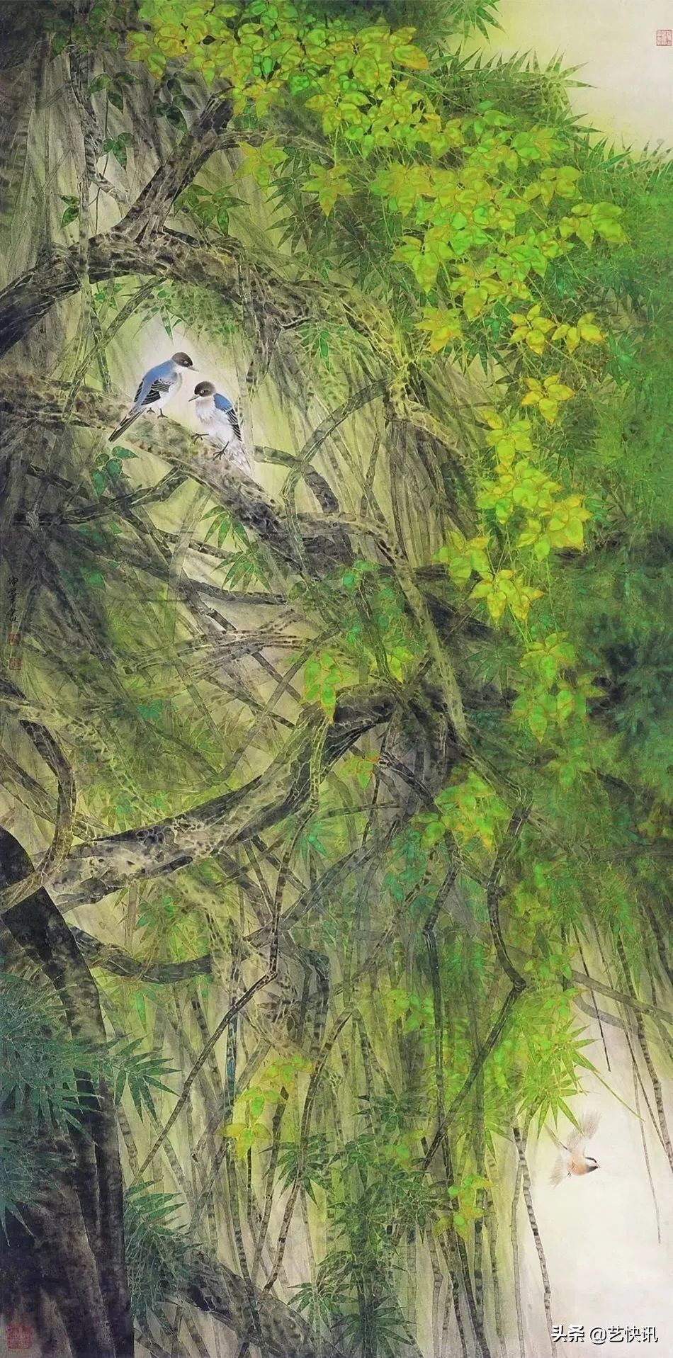 自强不息 · 德立坤华 | 郑坤华-工笔花鸟赏析