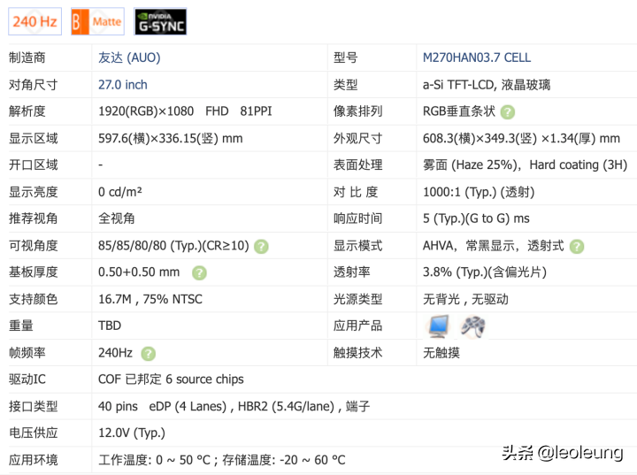 雷神电竞显示器排行(27寸1080P的240Hz超高刷是鸡肋还是真香？雷神240Hz显示器测评)