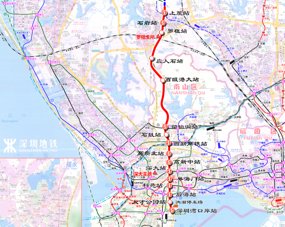 深圳地铁2号线东延线图片