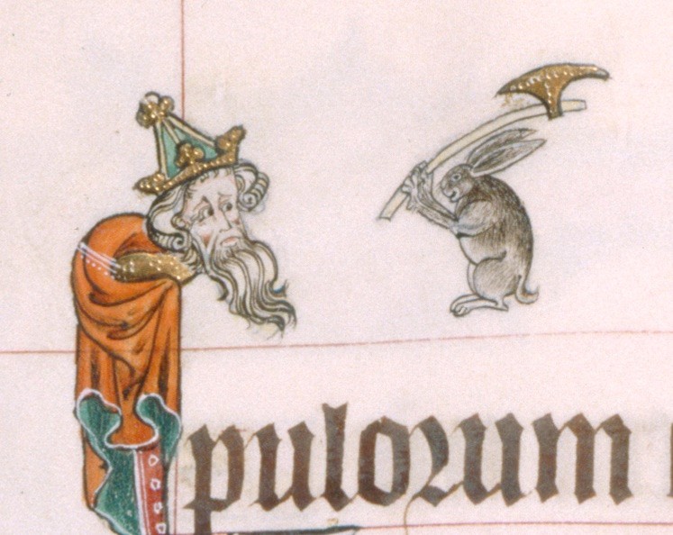 中世纪手抄本里会杀人的暴力兔子(遇到中世纪的狂暴兔子，连亚瑟王都得认怂)