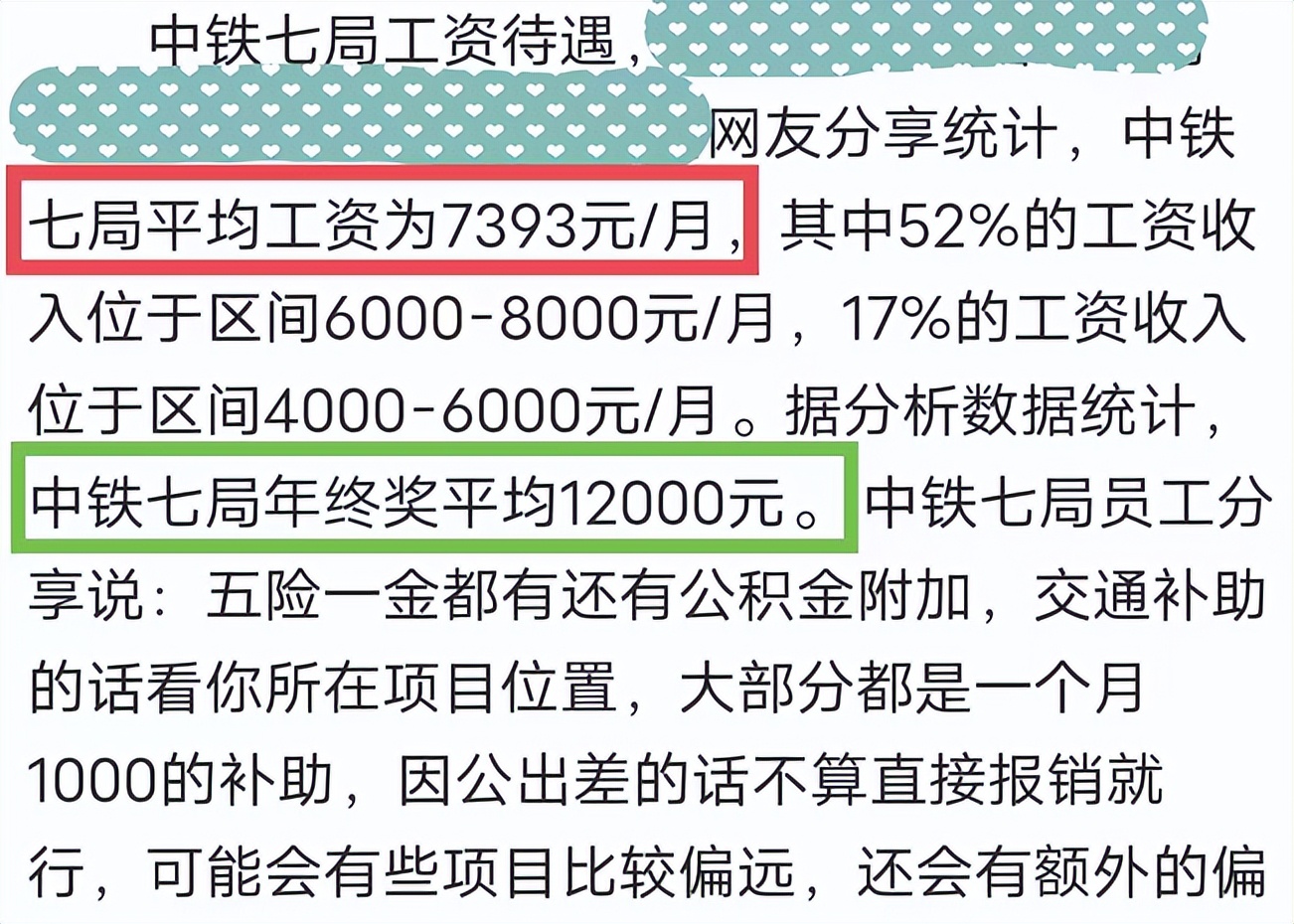 中铁七局公开招聘，平均工资7400元左右，本科起报多地有岗
