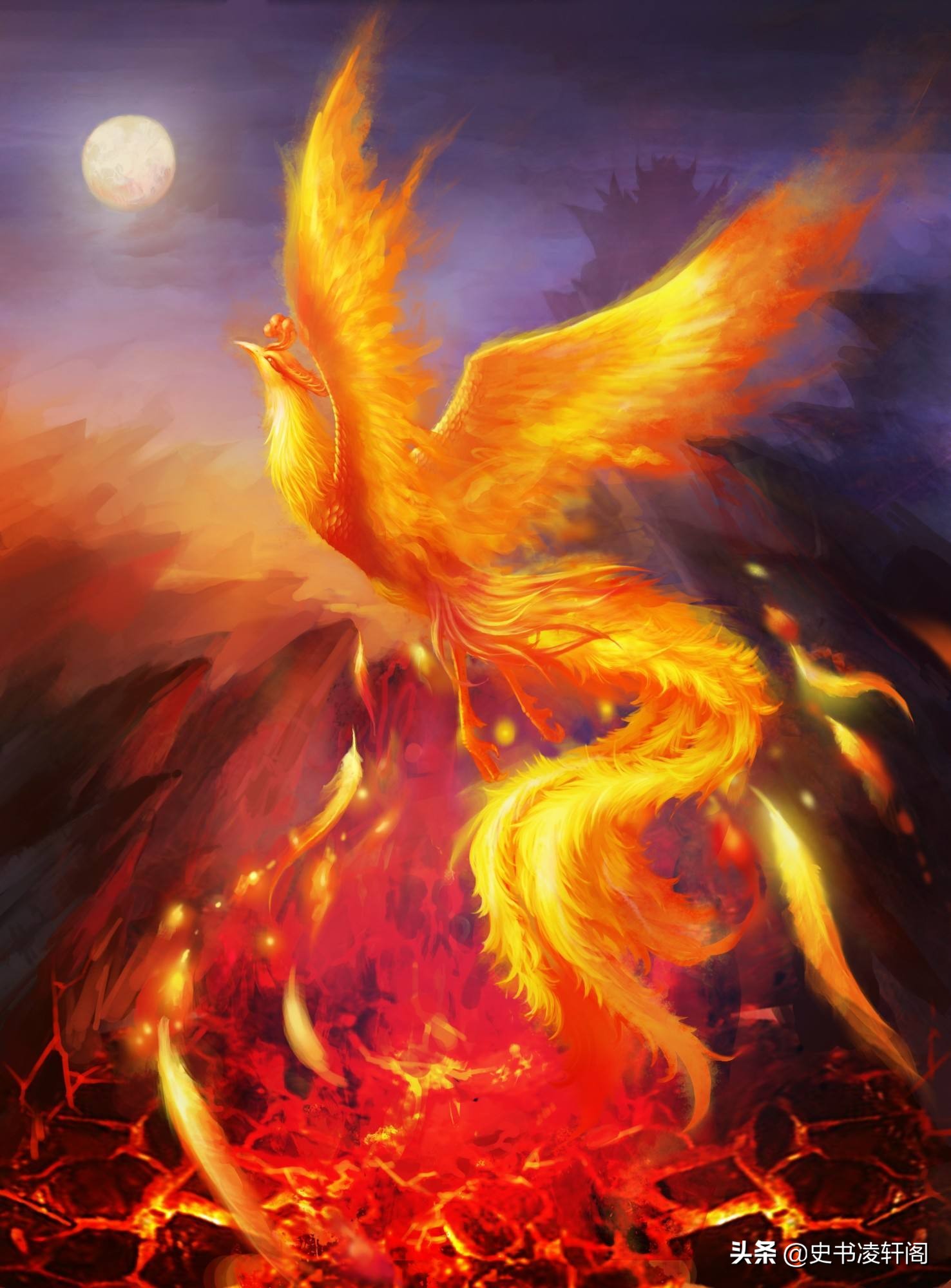 上古神话中,凤凰,龙和麒麟的先祖分别是哪种异兽?
