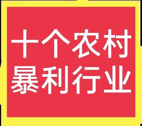 十个农村赚钱好门路，总有一个适合你