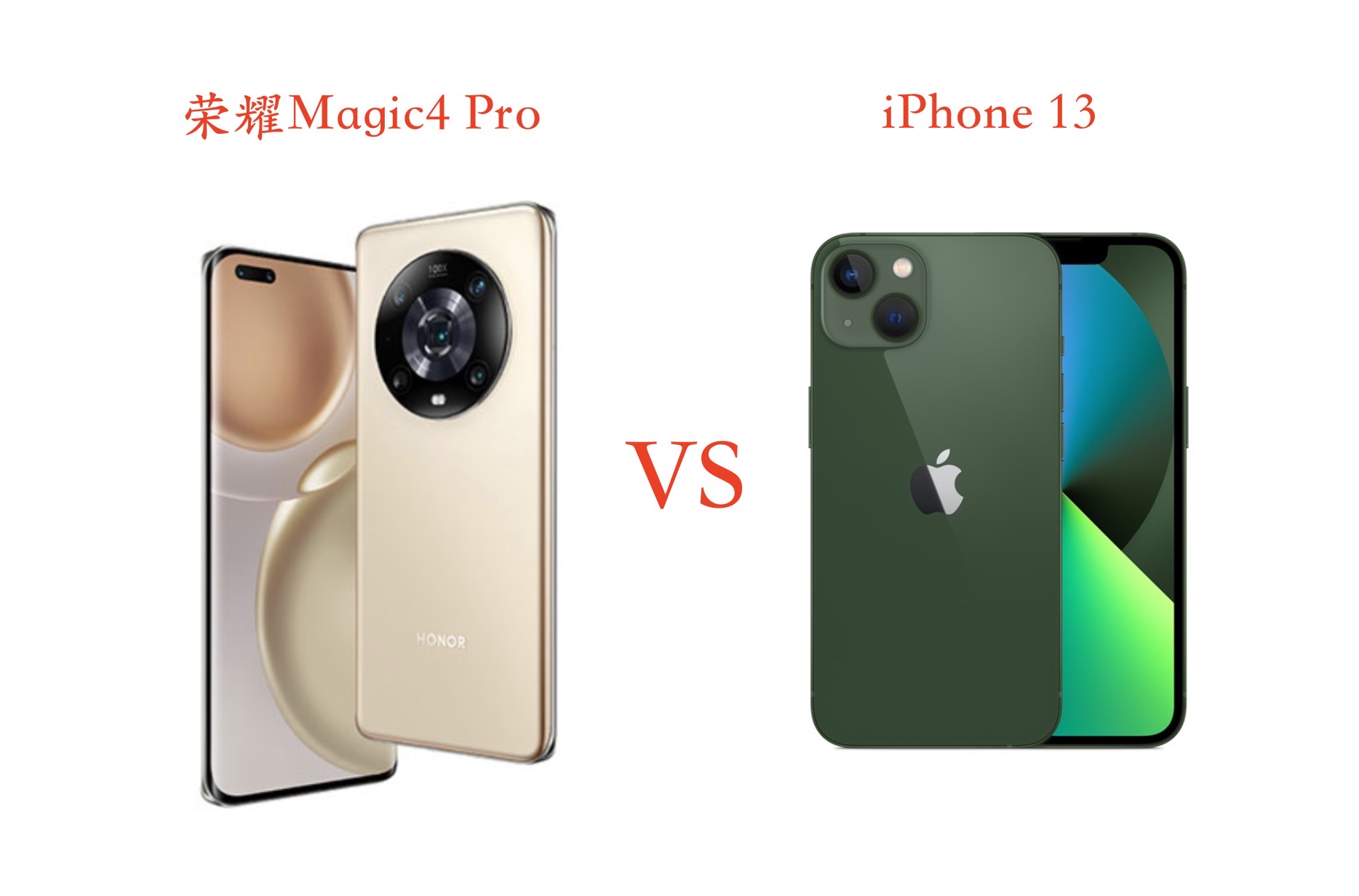 荣耀Magic4Pro与iPhone13手机全面对比：区别很明显