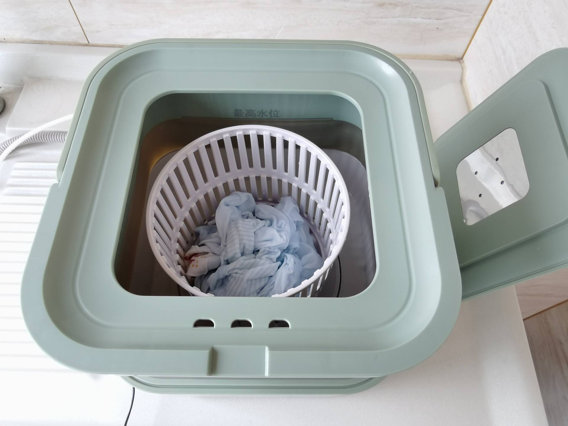 善思折叠洗衣机测评：真正解放双手，二胎宝妈的使用体验分享