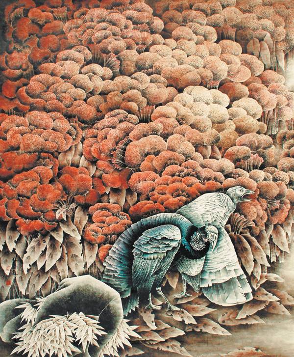 清新雅致 气韵生动——当代工笔花鸟画彭善喜作品欣赏