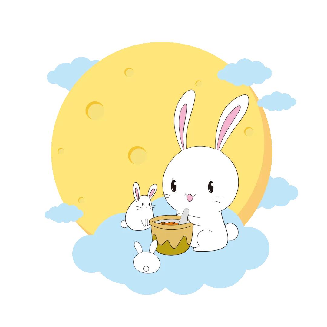 这个传说最早见于《汉乐府·董逃行》:"兔子跪下来,捣碎蛤蟆丸,给陛下