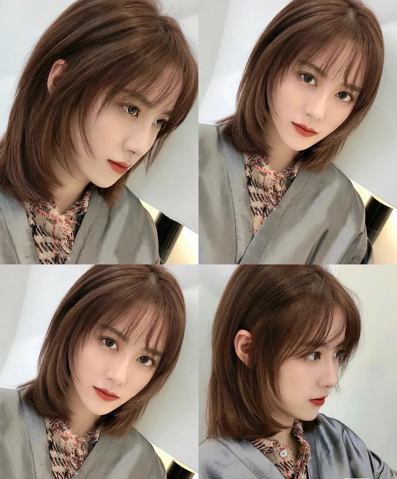 长脸短发发型长脸短发发型推荐图片