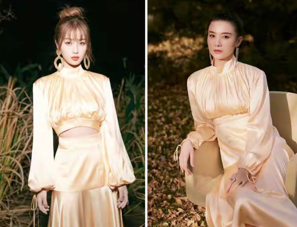 女明星撞衫太尴尬，一对比就出分晓，好气质还是比高颜值更重要