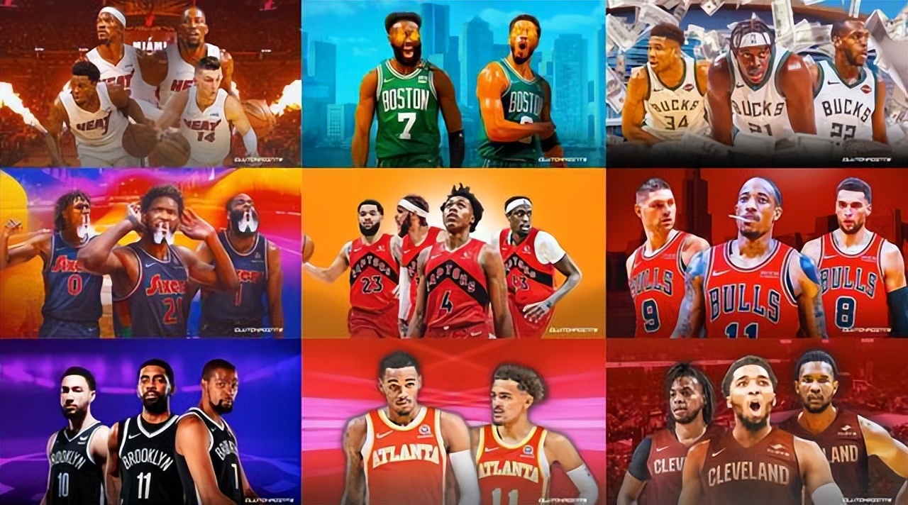 nba上都有哪些出名的球队（NBA实力榜前五：篮网逆袭第一，骑士第二，你能猜到哪些？）