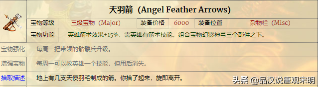 英雄无敌3的132件宝物：天使联盟第一，但比它更实用的还有三件？