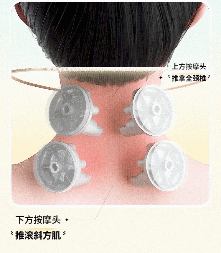 按摩热敷 舒适解疲 siaasoo象术颈椎按摩器