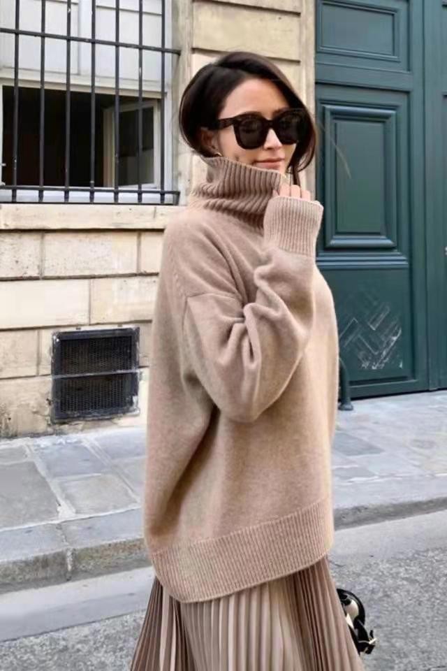 比驼色更好看的冬季颜色，爆款“奶茶色”，赶紧穿起来